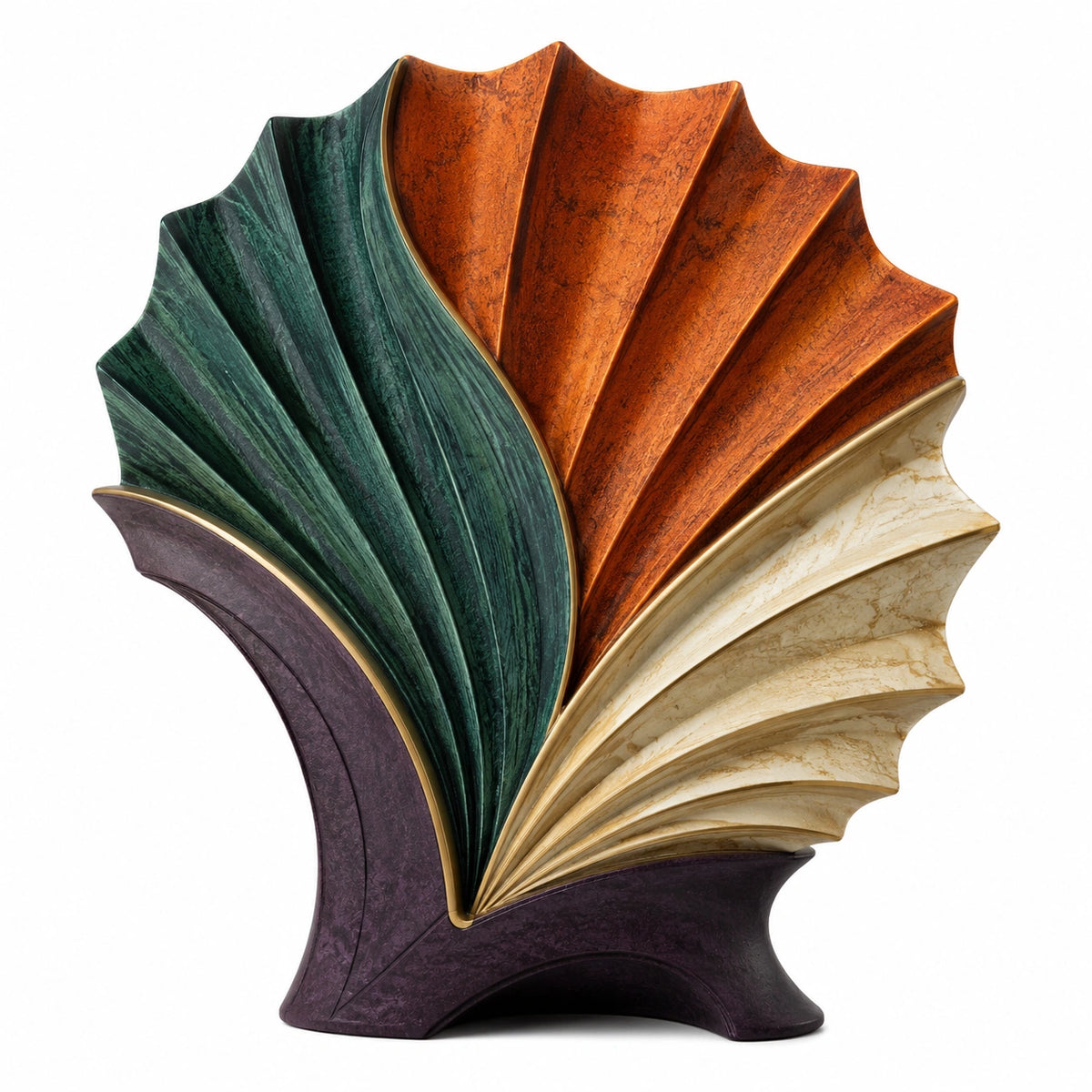 Escultura Decorativa Abstracta Multicolor para Interiores