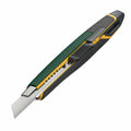 Cuchillo Cortador Profesional con Hoja Retráctil Negro/Verde/Amarillo
