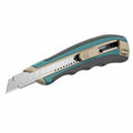 Cuchillo Cortador Retráctil 18mm Verde/Gris