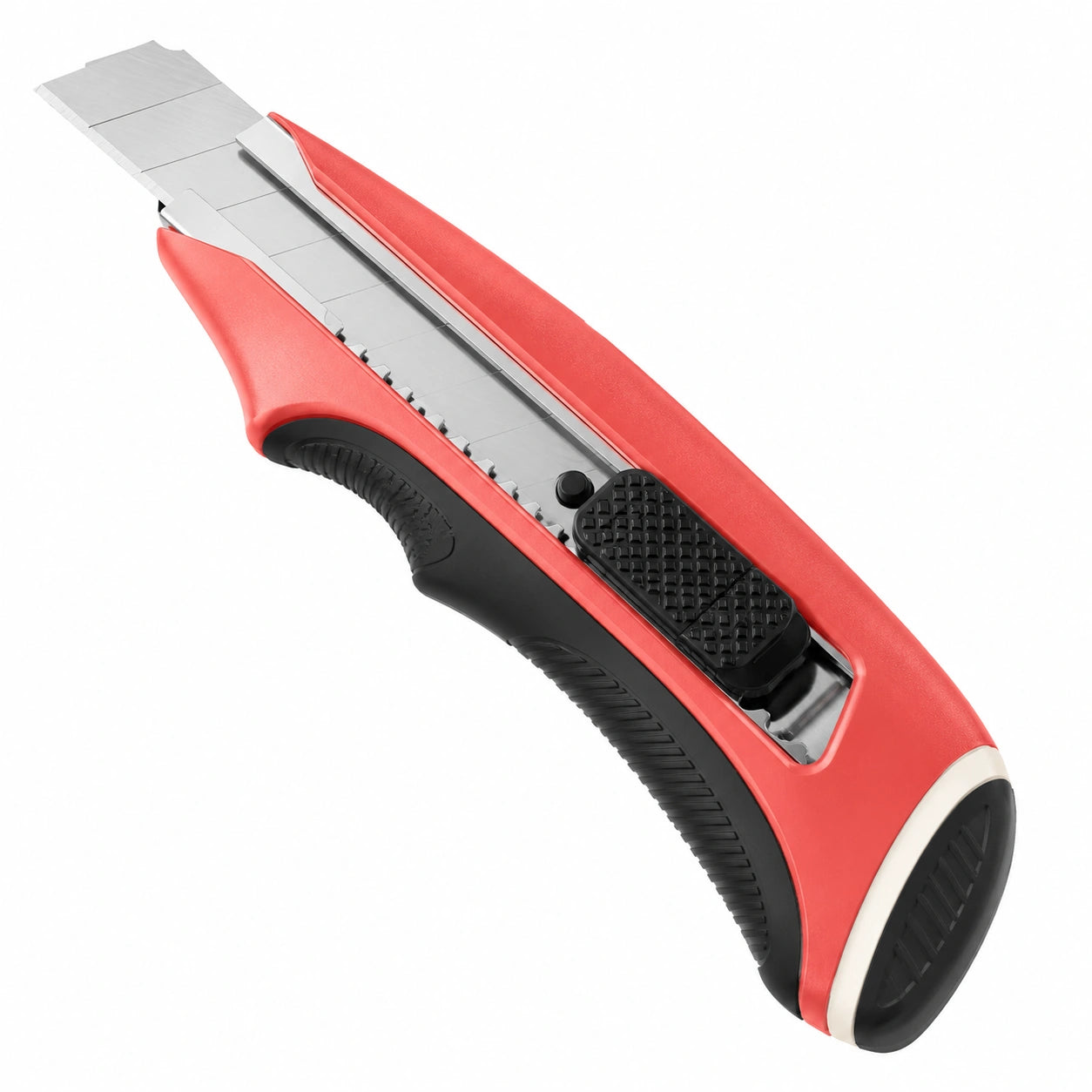 Cortador de Precisión Retráctil Rojo y Negro 15 cm