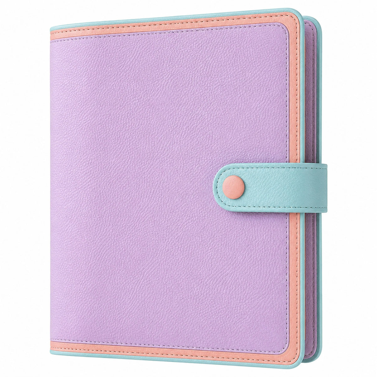 Cuaderno A5 Violeta con Broche y Anillas Intercambiables