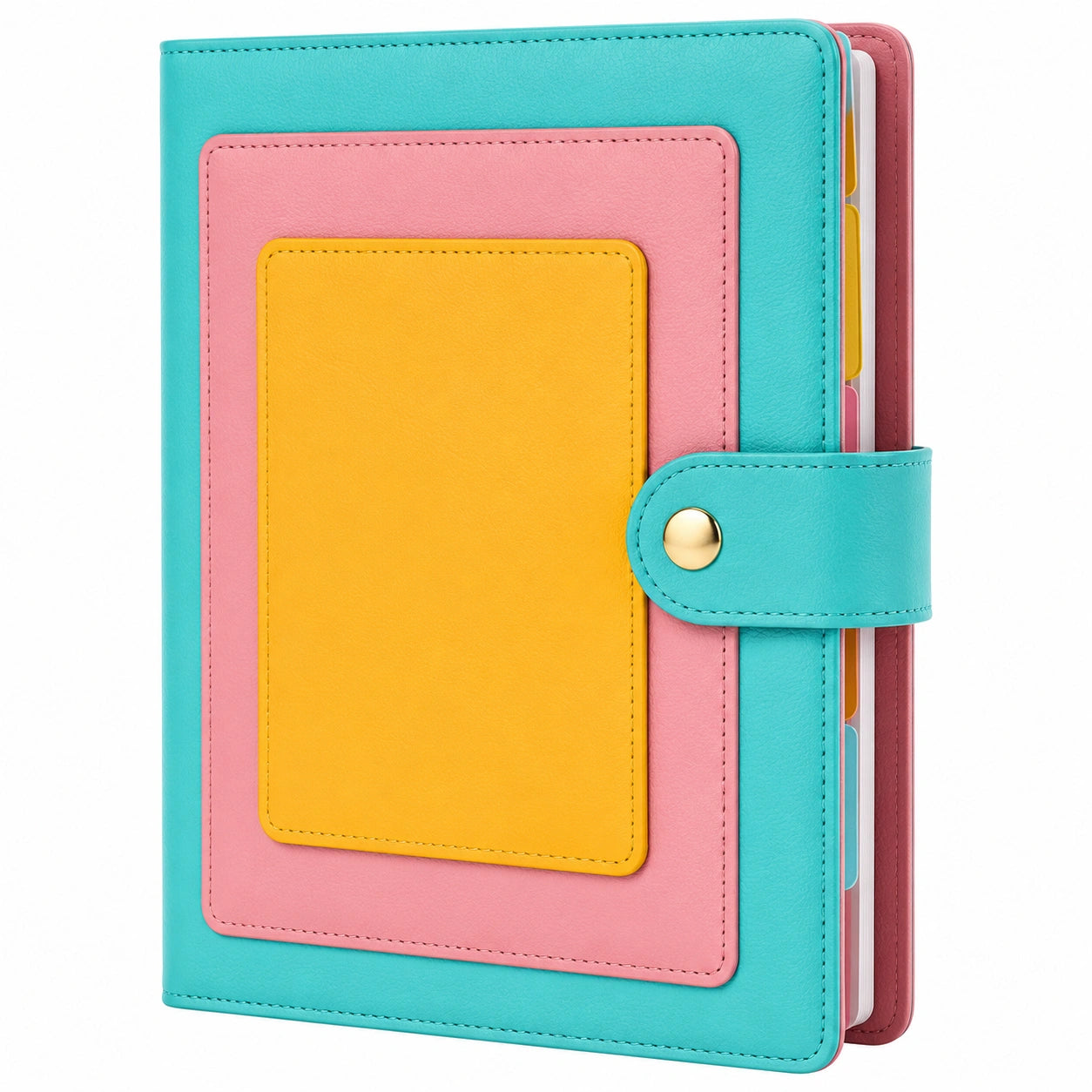 Cuaderno Organizador Multicolor A5 con Anillas y Cierre
