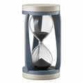 Reloj de Arena Azul y Gris con Arena Negra