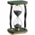 Reloj de Arena Decorativo Negro y Oro 15 Minutos