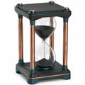 Reloj de arena decorativo negro y bronce 25 minutos