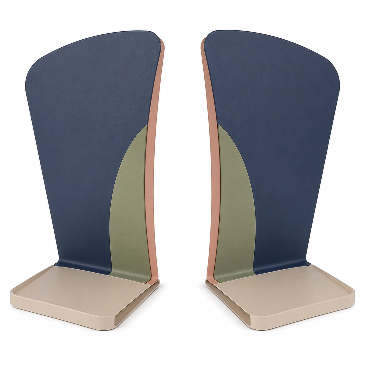 Soportes para Libros Modernos Decorativos Azul, Verde