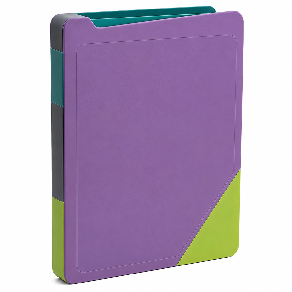 Carpeta de Documentos Multicolor A4 Púrpura y Verde