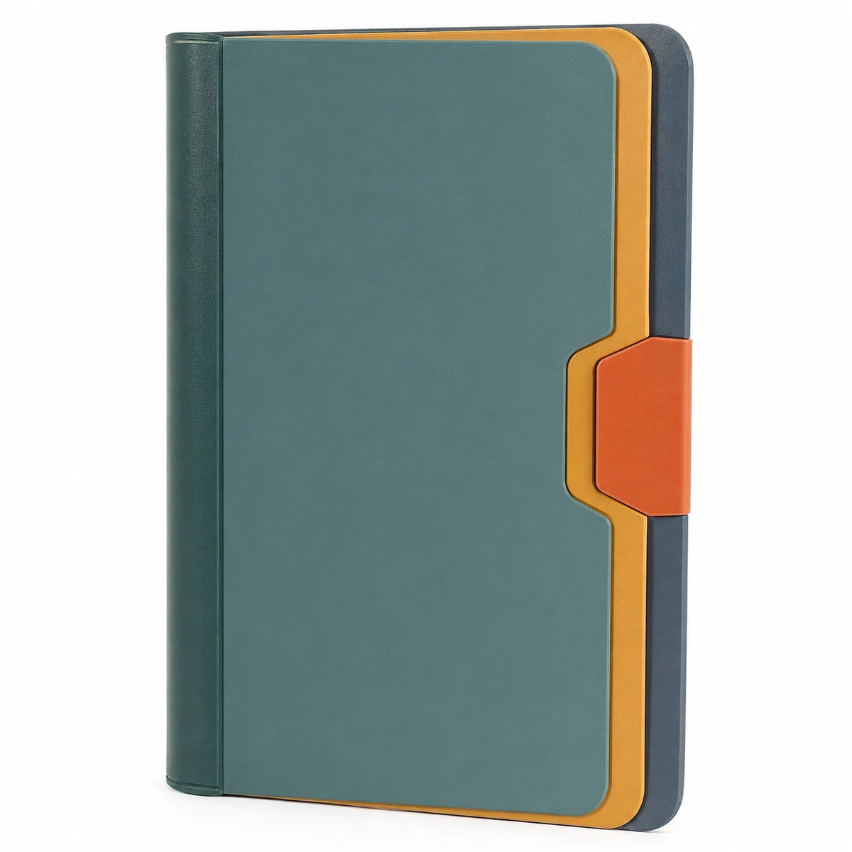 Carpeta Organizadora Multicolor A4 Verde, Amarillo y Naranja